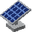 Panneau solaire sur pied