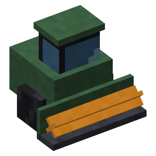 Récolteuse, rendu 3D