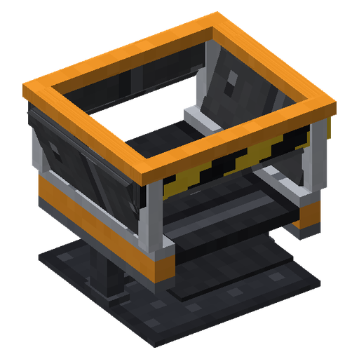 Convoyeur à entonnoir, rendu 3D