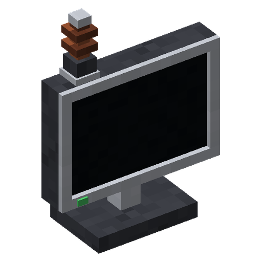 Écran de contrôle, rendu 3D