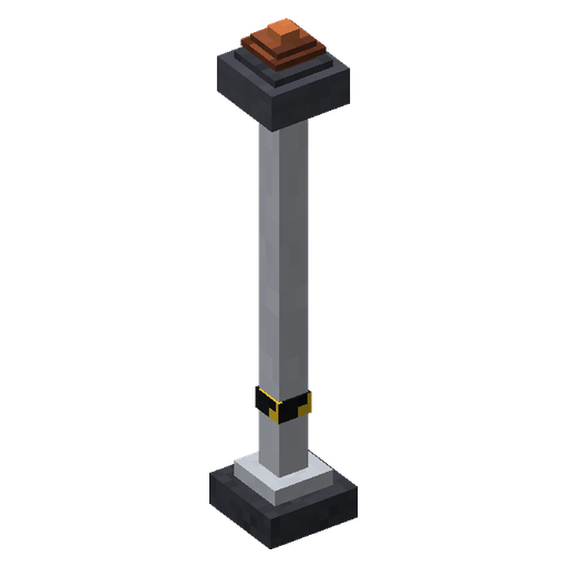Poteau électrique, rendu 3D